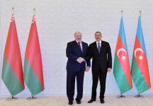 Azərbaycanda Belarus Prezidenti Aleksandr Lukaşenkonun rəsmi qarşılanma mərasimi olub (FOTO)