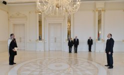 Prezident İlham Əliyev Yaponiya və Yeni Zelandiyanın yeni təyin olunmuş səfirlərinin etimadnamələrini qəbul edib     (FOTO)