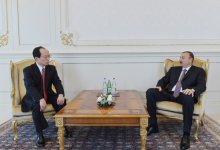 Prezident İlham Əliyev Yaponiya və Yeni Zelandiyanın yeni təyin olunmuş səfirlərinin etimadnamələrini qəbul edib     (FOTO)