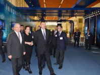 Prezident İlham Əliyev “BakuTel-2013” XIX Azərbaycan Beynəlxalq telekommunikasiya və informasiya texnologiyaları sərgisi ilə tanış olub (FOTO)