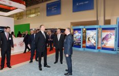 Prezident İlham Əliyev “BakuTel-2013” XIX Azərbaycan Beynəlxalq telekommunikasiya və informasiya texnologiyaları sərgisi ilə tanış olub (FOTO)