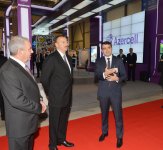 Prezident İlham Əliyev “BakuTel-2013” XIX Azərbaycan Beynəlxalq telekommunikasiya və informasiya texnologiyaları sərgisi ilə tanış olub (FOTO)