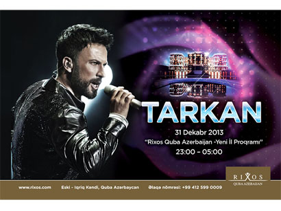 Tarkan Yeni ili Qubada qarşılayacaq