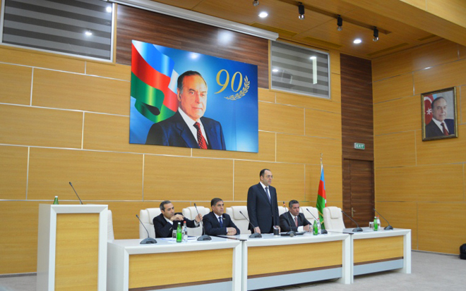 Dövlət Sosial Müdafiə Fondunda ümummilli lider Heydər Əliyevin anım günü ilə bağlı tədbir keçirilib (FOTO)