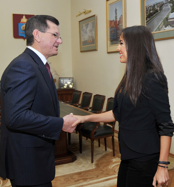 Heydər Əliyev Fondunun vitse-prezidenti Leyla Əliyevaya III dərəcəli Knyaginya Olqa ordeni təqdim edilib  (FOTO)