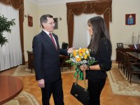 Heydər Əliyev Fondunun vitse-prezidenti Leyla Əliyevaya III dərəcəli Knyaginya Olqa ordeni təqdim edilib  (FOTO)