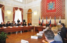 Heydər Əliyev Fondunun vitse-prezidenti Leyla Əliyevaya III dərəcəli Knyaginya Olqa ordeni təqdim edilib  (FOTO)