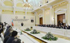 Prezident İlham Əliyev: Bizim siyasətimizin təməlində dövlət maraqları, xalqla iqtidar arasında birlik dayanır (ƏLAVƏ OLUNUB) (FOTO)
