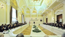 Prezident İlham Əliyev: Bizim siyasətimizin təməlində dövlət maraqları, xalqla iqtidar arasında birlik dayanır (ƏLAVƏ OLUNUB) (FOTO)