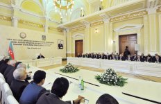 Prezident İlham Əliyev: Bizim siyasətimizin təməlində dövlət maraqları, xalqla iqtidar arasında birlik dayanır (ƏLAVƏ OLUNUB) (FOTO)