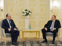 İlham Əliyev Dağıstan Prezidentinin başçılıq etdiyi nümayəndə heyətini qəbul edib