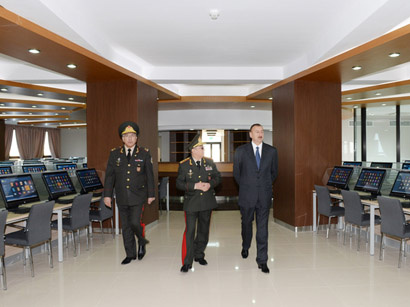 Prezident İlham Əliyev Fövqəladə Hallar Nazirliyinin Akademiyasının açılışında iştirak edib (FOTO)