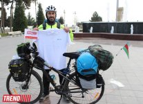 Trend-in bayrağı ilə Bakıdan Afrikaya - "Azərbaycan naminə" iki illik turne (FOTO)