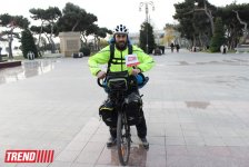 Trend-in bayrağı ilə Bakıdan Afrikaya - "Azərbaycan naminə" iki illik turne (FOTO)