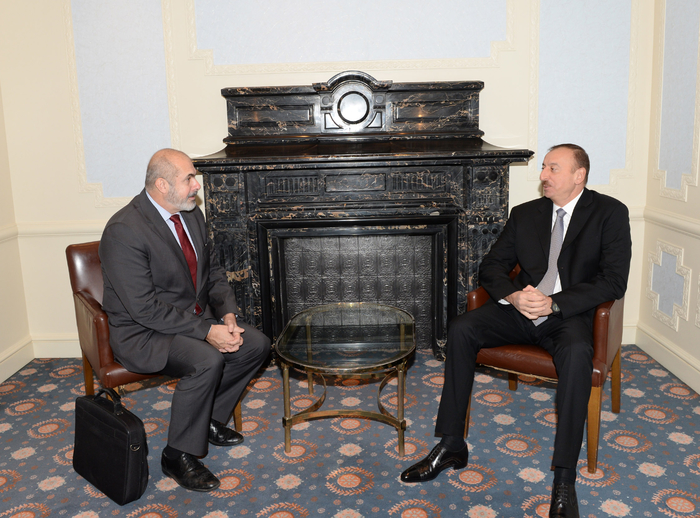 İlham Əliyev Brüsseldə Avropa İttifaqının Cənubi Qafqaz üzrə xüsusi nümayəndəsi ilə görüşüb