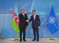 Prezident İlham Əliyevin NATO-nun baş katibi Anders Foq Rasmussen ilə görüşü olub (FOTO)
