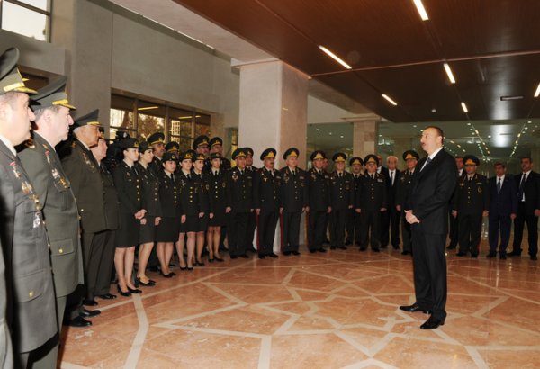 Prezident İlham Əliyev: Azərbaycanın gələcək uğurlu inkişafı üçün təhlükəsizlik tədbirləri həmişə diqqət mərkəzində olmalıdır (FOTO)