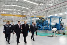Prezident İlham Əliyev Gəncədə  “DET-AL Alüminium” MMC-nin  zavodlarının açılışında iştirak edib (FOTO)