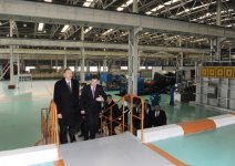 Prezident İlham Əliyev Gəncədə  “DET-AL Alüminium” MMC-nin  zavodlarının açılışında iştirak edib (FOTO)