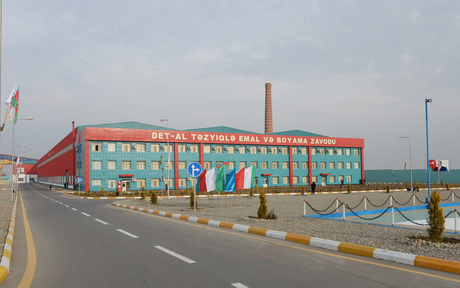 Prezident İlham Əliyev Gəncədə  “DET-AL Alüminium” MMC-nin  zavodlarının açılışında iştirak edib (FOTO)