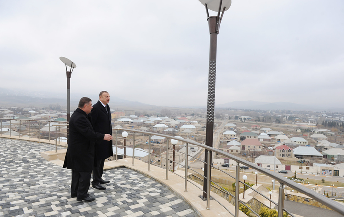 Göygöldə Bayraq Meydanı Kompleksinin açılışı olub (FOTO)