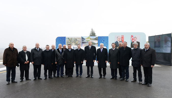 İlham Əliyev Göygölə içməli suyun verilməsi mərasimində iştirak edib (FOTO)