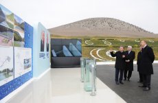 İlham Əliyev Göygölə içməli suyun verilməsi mərasimində iştirak edib (FOTO)