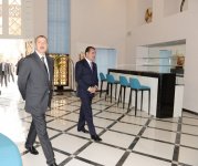 İlham Əliyev Gəncədə “VEGO” otelində yaradılmış şəraitlə tanış olub (FOTO)