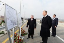 Yeni tikilmiş Gəncə dairəvi avtomobil yolu istifadəyə verilib (FOTO)