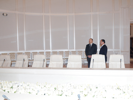 Prezident İlham Əliyev: Azərbaycanda hər bir sahə - təhsil, səhiyyə üzrə, ictimai proseslər çox müsbət istiqamətdə gedir (FOTO)