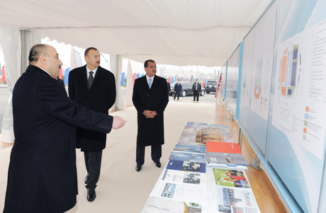 Prezident İlham Əliyev Gəncə Olimpiya Parkının təməlqoyma mərasimində iştirak edib (FOTO)