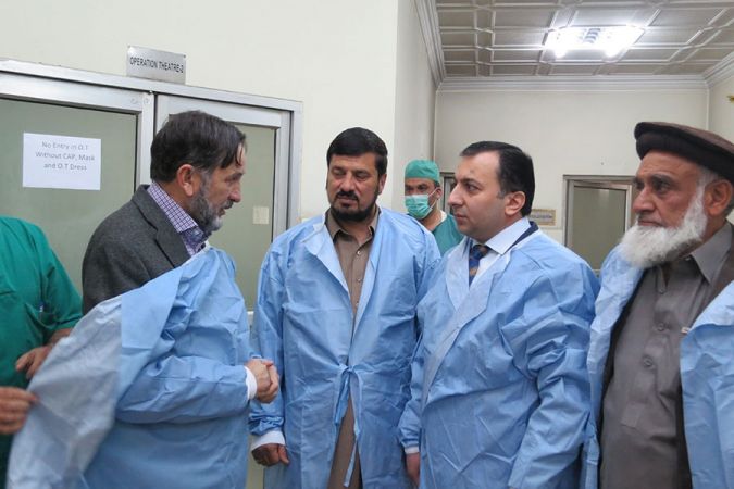 Pakistanın Xayber Göz Fondunun klinikasında Mehriban Əliyevanın dəstəyi ilə inşa edilmiş gözləmə otaqlarının açılışı olub (FOTO)