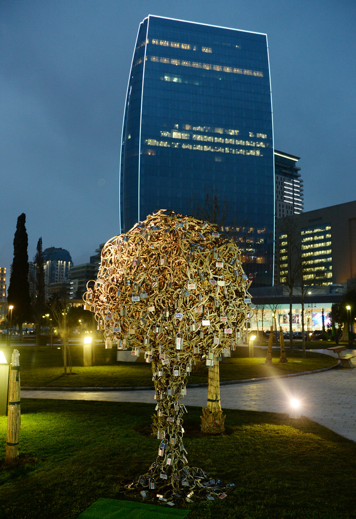 Leyla Əliyeva Dənizkənarı Milli Parkda “Məhəbbət ağacı” layihəsinin təqdimatında iştirak edib  (FOTO)