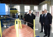 Azərbaycanın ikinci sənaye mərkəzində mis emalı zavodu fəaliyyətə başlayıb (FOTO)