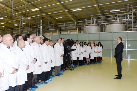 Prezident İlham Əliyev: Biz gələcəkdə çalışmalıyıq ki, qeyri-neft sənayesinin inkişafı daha da sürətlə getsin (FOTO)