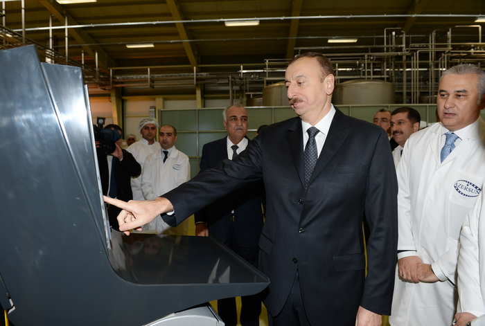 "Azərsun Sənaye Parkı"nda yaradılmış Sumqayıt yağ fabriki istifadəyə verilib (FOTO)