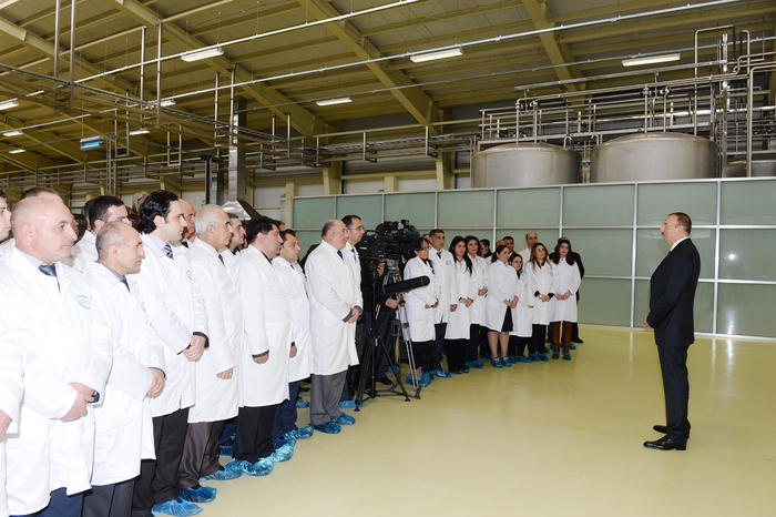 "Azərsun Sənaye Parkı"nda yaradılmış Sumqayıt yağ fabriki istifadəyə verilib (FOTO)