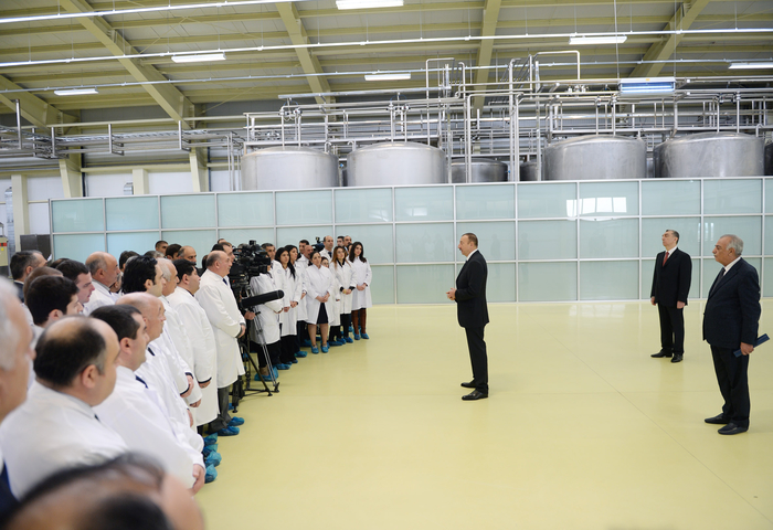 "Azərsun Sənaye Parkı"nda yaradılmış Sumqayıt yağ fabriki istifadəyə verilib (FOTO)