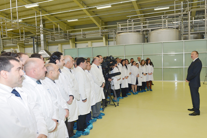 "Azərsun Sənaye Parkı"nda yaradılmış Sumqayıt yağ fabriki istifadəyə verilib (FOTO)