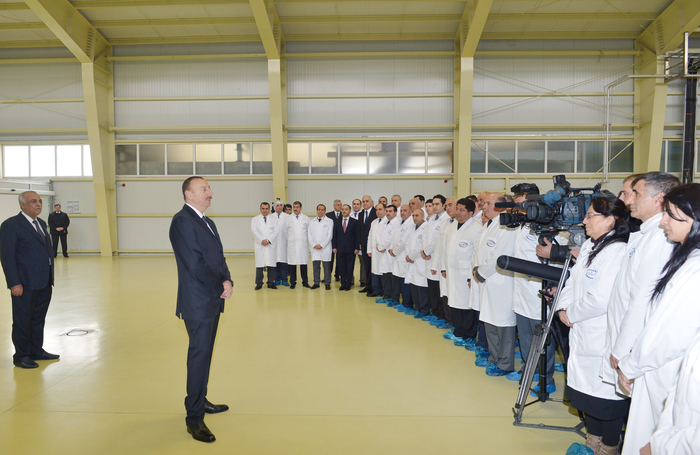 "Azərsun Sənaye Parkı"nda yaradılmış Sumqayıt yağ fabriki istifadəyə verilib (FOTO)