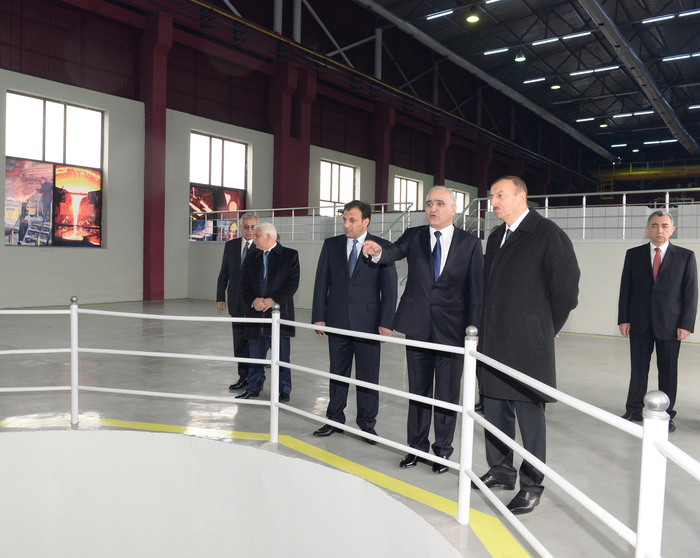 Azərbaycanın ikinci sənaye mərkəzində mis emalı zavodu fəaliyyətə başlayıb (FOTO)