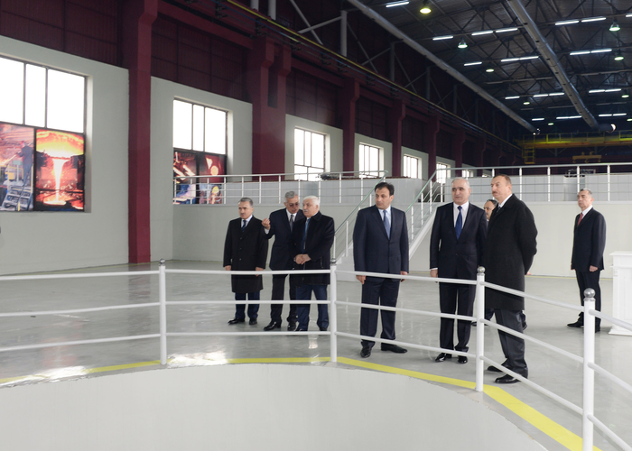 Azərbaycanın ikinci sənaye mərkəzində mis emalı zavodu fəaliyyətə başlayıb (FOTO)