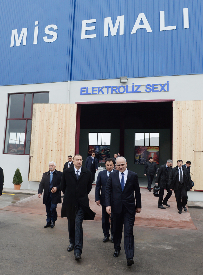 Azərbaycanın ikinci sənaye mərkəzində mis emalı zavodu fəaliyyətə başlayıb (FOTO)