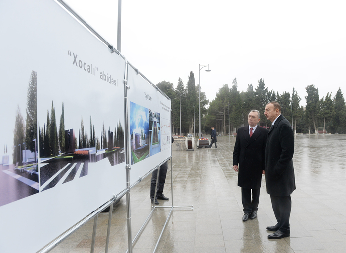 İlham Əliyev Sumqayıtdakı Nəsimi adına şəhər mədəniyyət və istirahət parkında yenidənqurma işləri ilə tanış olub (FOTO)