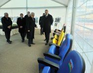 Prezident İlham Əliyev Bakı Olimpiya Stadionunda tikinti işlərinin gedişi ilə tanış olub (FOTO)