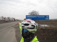 Azərbaycanın tanınmış səyahətçi-velosipedçisi Ramil Ziyadov Kiyevə gedir (FOTO)