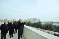 Prezident İlham Əliyev Heydər Əliyev adına İdman-Konsert Kompleksində aparılacaq əsaslı təmir və yenidənqurma işlərinin layihəsi ilə tanış olub (FOTO)