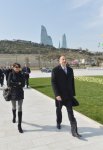 Prezident İlham Əliyev və xanımı Dənizkənarı Milli Parkda müasir attraksion-panoramın açılışında iştirak ediblər (FOTO)