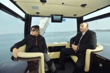 Prezident İlham Əliyev və xanımı Dənizkənarı Milli Parkda müasir attraksion-panoramın açılışında iştirak ediblər (FOTO)