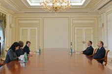 Prezident İlham Əliyev Dünya Bankının Cənubi Qafqaz regionu üzrə direktorunu qəbul edib